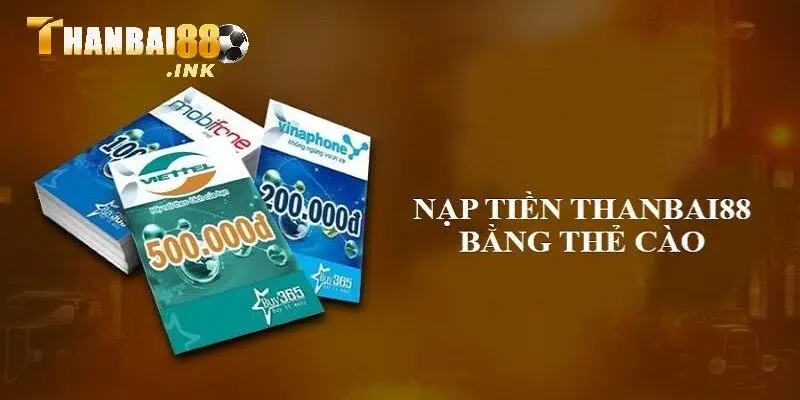 Nạp tiền tài khoản thành viên bằng thẻ cào