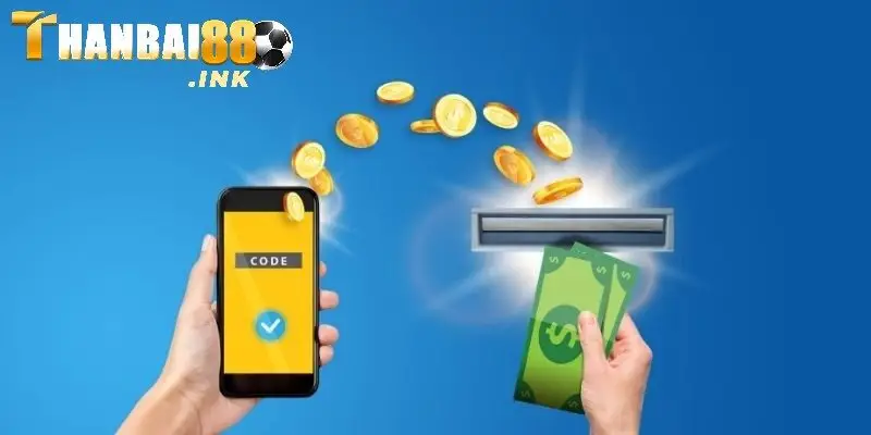 Rút tiền qua ví điện tử nhanh chóng được thực hiện