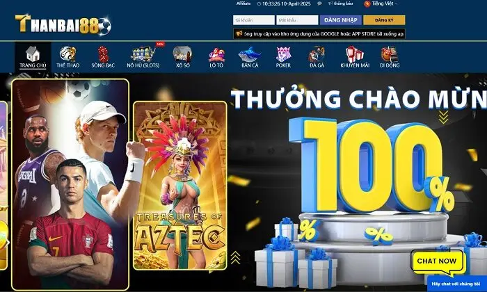 Thanbai88 – nhà cái mới thành lập chinh phục người chơi